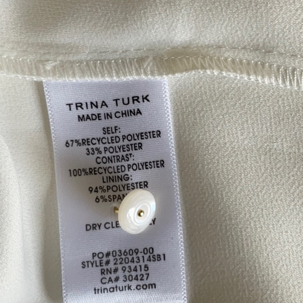 Trina Turk Cream Dress - Picture 8 of 10